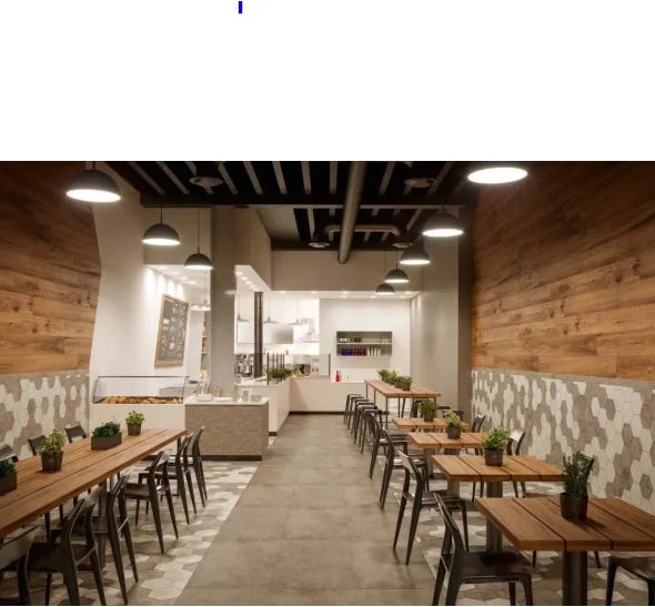 Commercial tile for restaurant