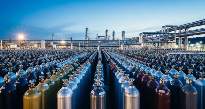 Industrial gas price comparison