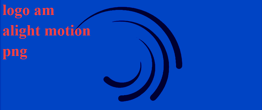 logo am alight motion png