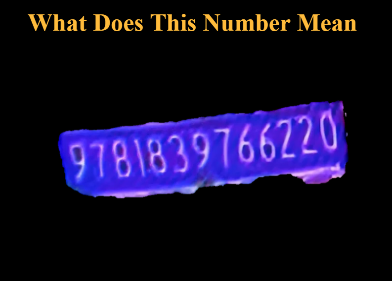 9781839766220 What Does This Number Mean