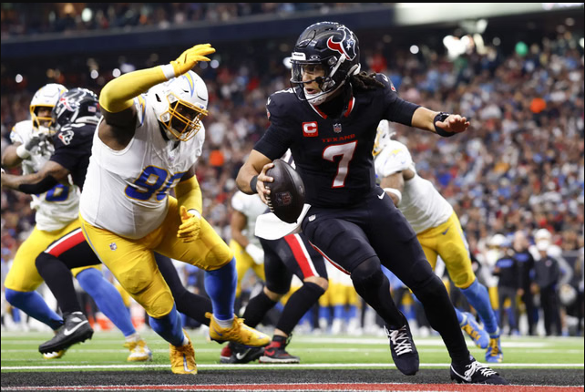 Chargers vs Texans Match Player Stats
