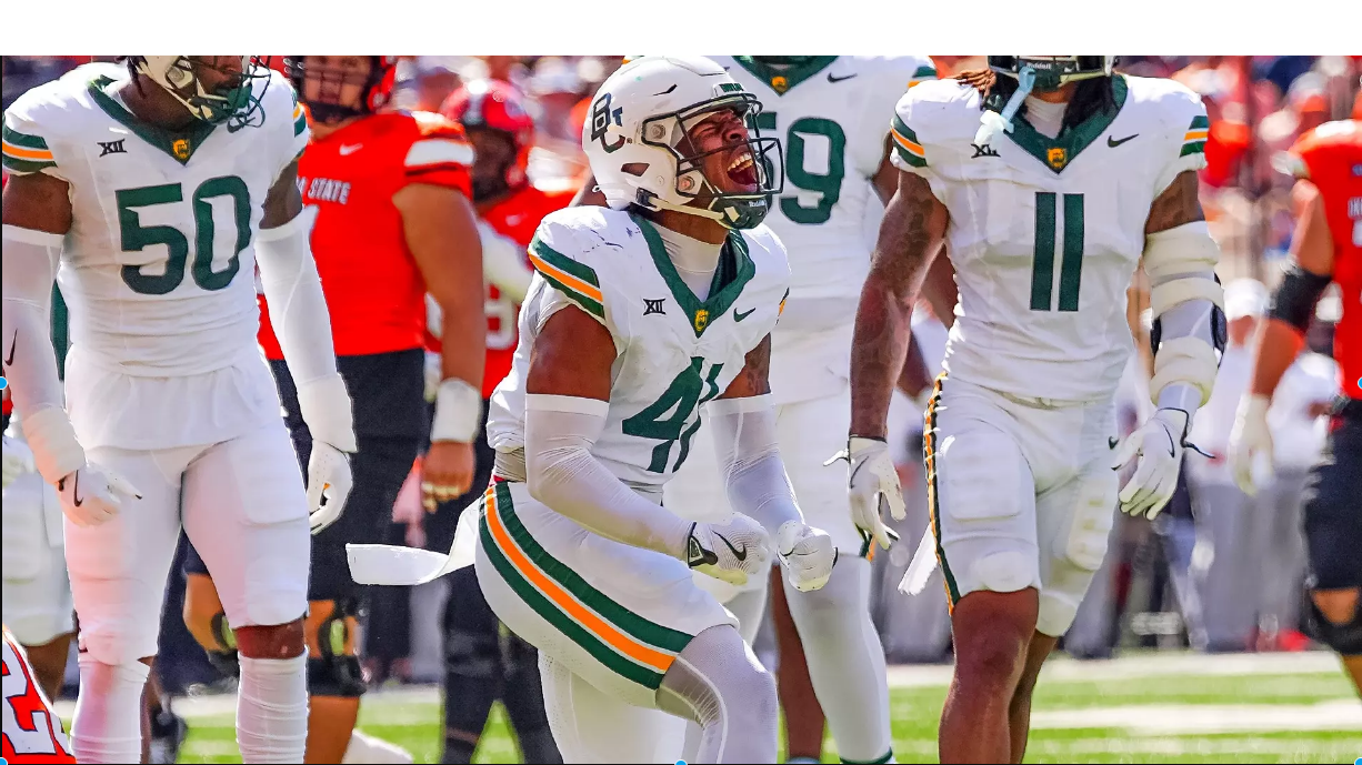 oklahoma state football vs baylor bears football match player stats