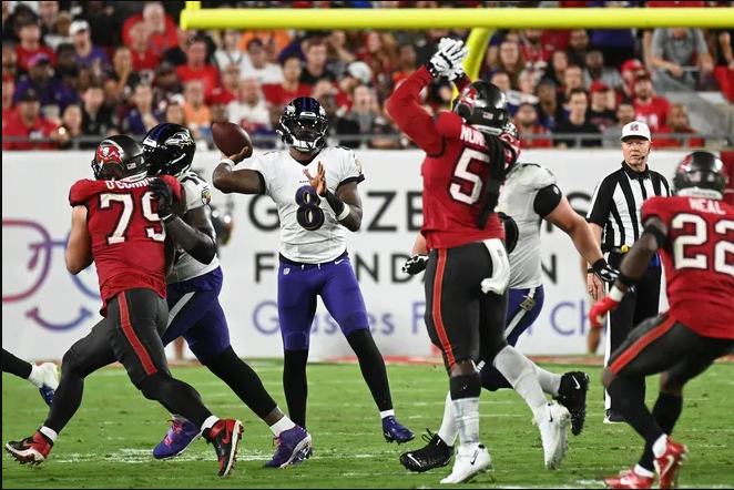 Baltimore Ravens vs Tampa Bay Buccaneers Match Player Stats