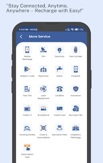 Mobile Recharge Commission App