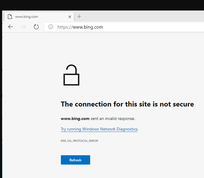 Err_ssl_protocol_error