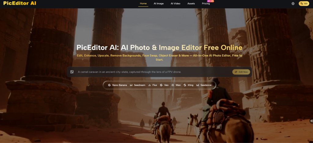 AI photo editing